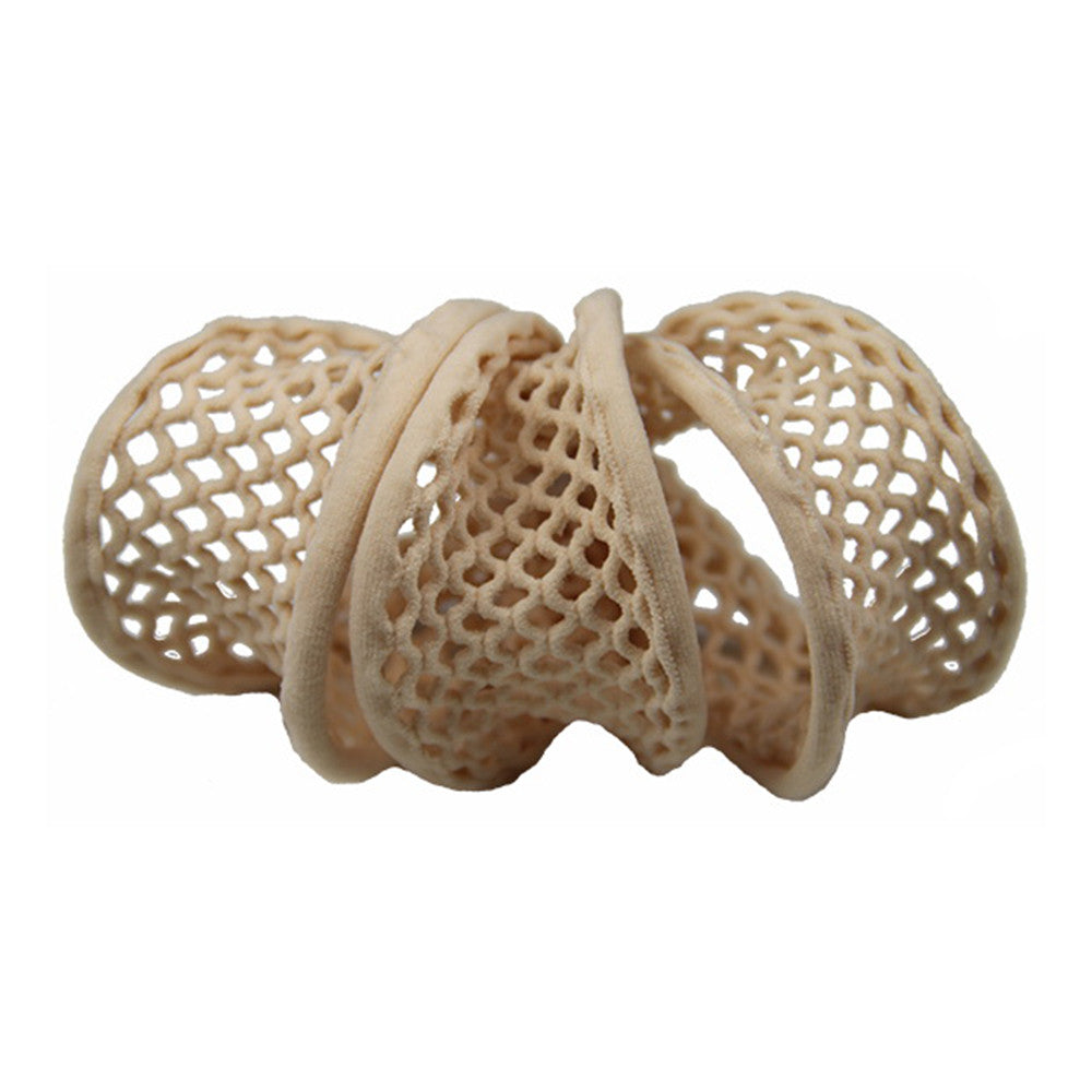 Di Prima Yarrow Mesh Hair Elastic, Brown, 3 Ea